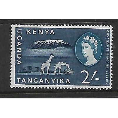 KENYA UGANDA TANGANYIKA 1960 SG 194 2s DEEP GREY BLUE & GREENISH BLUE M / MINT
