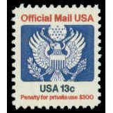 O129 13c Eagle Fine MNH G0538