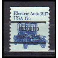 1906a 17c Electric Auto Fine MNH Dry Gum Gap Single Type A RS PreCnx CA1167