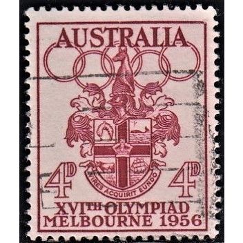 AUSTRALIA, 1956 4d Olympic Games, SG 290 (Scott #288), used