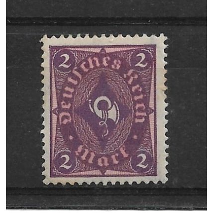 Germany.SG190 2m Posthorn (Violet and Pink).Mounted Mint.Nov21
