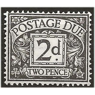 1924 D13 2d Agate Postage Due Mounted Mint . .. .