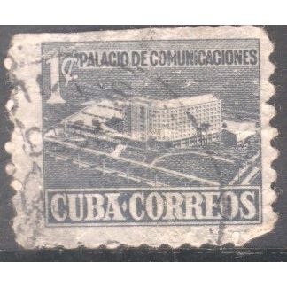 Cuba 1952 - SG584 - 1c blue - General Post Office - used