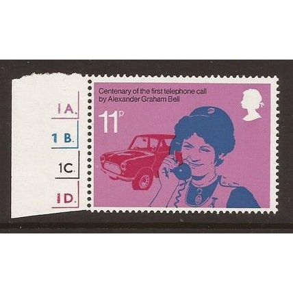 1976 GB, Telephone, NH Mint Stamp SG 999. #2. B4/3