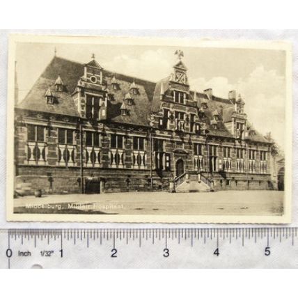 vintage postcard Middelburg - Military Hospital