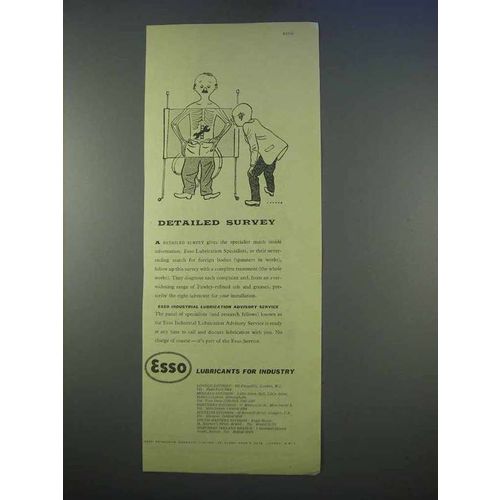1955 Esso Lubricants Ad - Detailed Survey