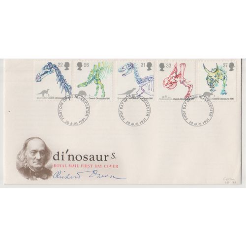 GB 1991 Dinosaurs GPO FDC Leicester pm see others