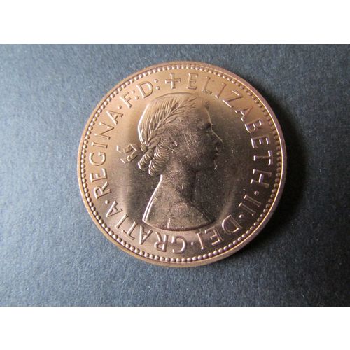 1967 QUEEN ELIZABETH II ONE PENNY FREE POST. AAH