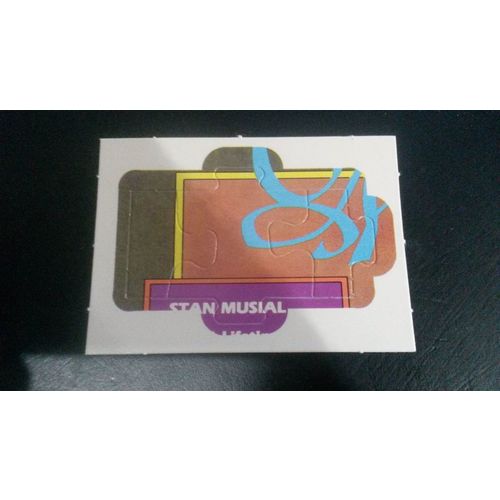 1988 Donruss Puzzle Card # 10, 11, 12 Mint (9) Stan Musial St Louis Cardinals