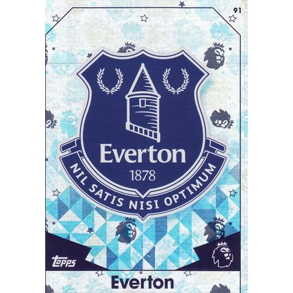 Match Attax 2016/2017 91 Everton Club Badge