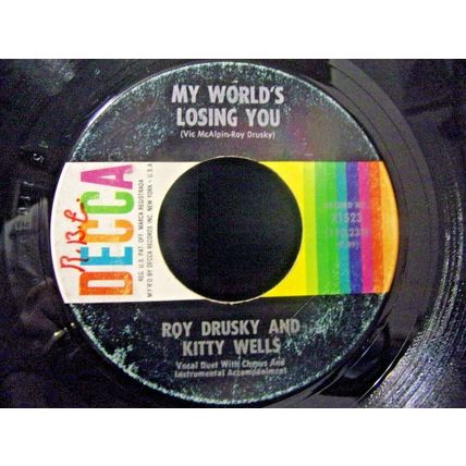 Kitty Wells & Roy Drusky-Another Chance To Fall In Love / My Worl-45rpm-1963-VG+