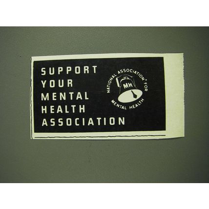 1971 National Association for Mental Health Ad - Support your mental health
