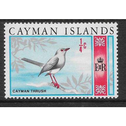CAYMAN IS 1969 1/4d GRAND CAYMAN THRUSH SG 222 M MINT