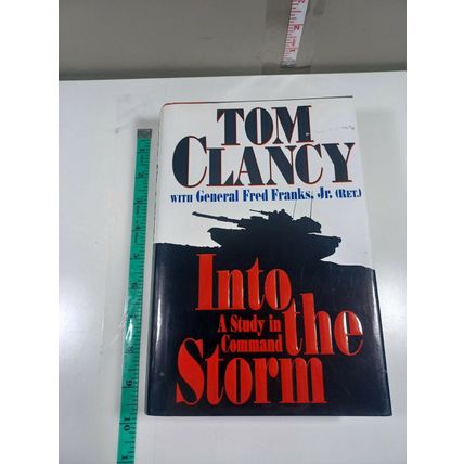 into the storm by tom clancy 1977 hardback/dust jacket