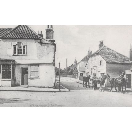 Hornchurch Village Stout Bitter Pub Sign Essex Postcard