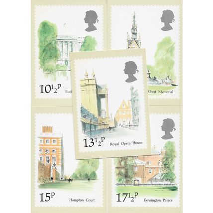 GB 1980 May PHQ M set of 5 London Landmarks