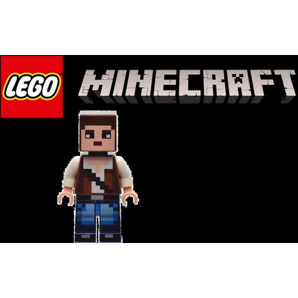 New Authentic Minecraft Special Skin with Shovel Minifigure