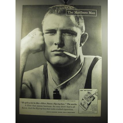 1957 Marlboro Cigarettes Ad