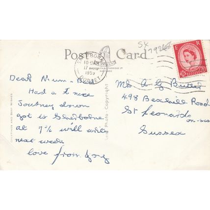 Eversfield Palace, St Leonards-on-Sea Sussex Postcard (SX79248)