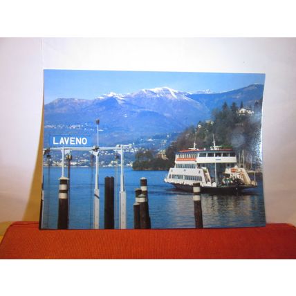 FERRY, LAVENO, LAGO MAGGIORE, ITALY unused postcard dated 2001 #