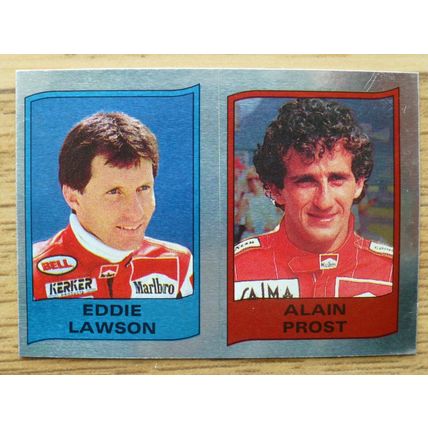 Eddie Lawson/Alain Prost - Panini Supersport Sticker (1987) - #107
