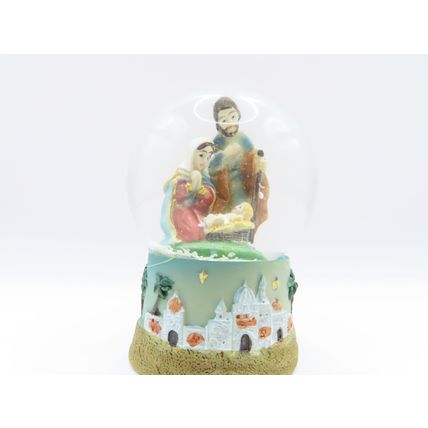 Miniature Nativity Snow Globe Glass 6 CM Gift Christmas Holiday Decoration