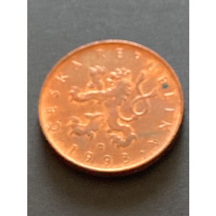 Umlaufmünze Tschechische Republik 10 Kronen 1993