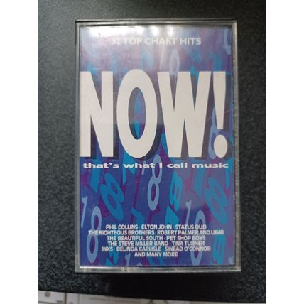 1990"NOW THATS WHAT I CALL MUSIC 18"TWIN CASSETTE COMPILATION ,GOOD. UK FREEPOST