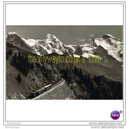 BERGBAHN INTERLAKEN-SCHYNIGE PLATTE, SWITZERLAND, Postcard