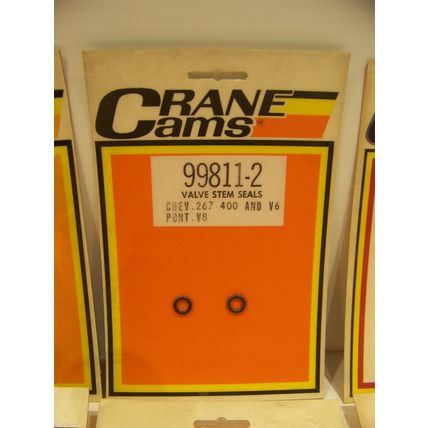 CRANE CAMS 99811-2 VALVE STEM SEALS CHEVROLET 267 - 400 & V6, PONTIAC V8 8 PKG