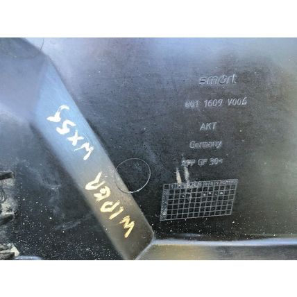 Smart roadster water catch tray below wiper motor / above SAM 0011609V006