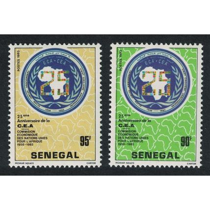Senegal Economic Commission for Africa 2v 1984 MNH SG#780-781