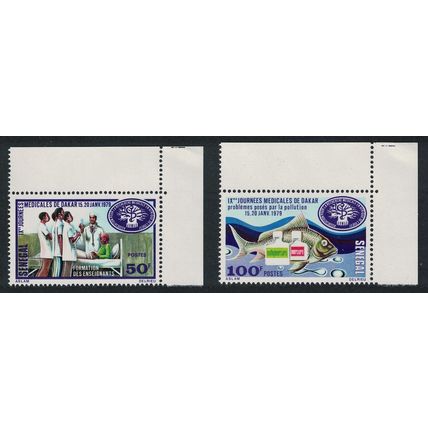 Senegal Medical Days 2v Corners 1979 MNH SG#686-687 MI#693-694