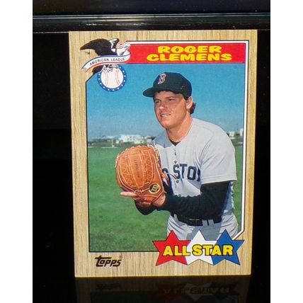 TOPPS 1987 ROGER CLEMEN AMERICAN LEAGUE ALL-STAR BASEBALL CARD #614