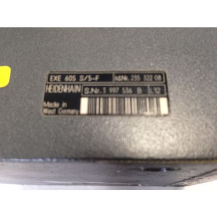 HEIDENHAIN EXE 605 S/5-F, 235-322-08 ENCODER AMPLIFIER INTERPOLATION BOX,FK