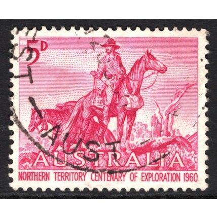 AUSTRALIA 1960: CENTENARY OF EXPLORATION, NORTHERN TERRITORY - 5d USED (G1)