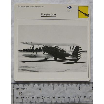Douglas O-38 - USA - Reconnaissance & Observation - Collectors Club Card