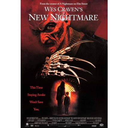 WES CRAVEN'S NEW NIGHTMARE (1994) 2 Poster Canvas Movie Film Print A0 A1 A2 A3 A