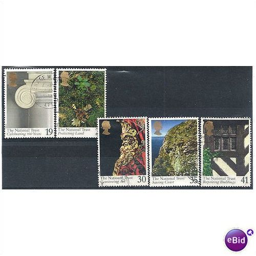 1995 National Trust Set SG1868-1872 Fine Used