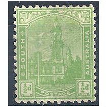 South Australia 1905 SG293 1/2d Pale Green Mounted Mint .