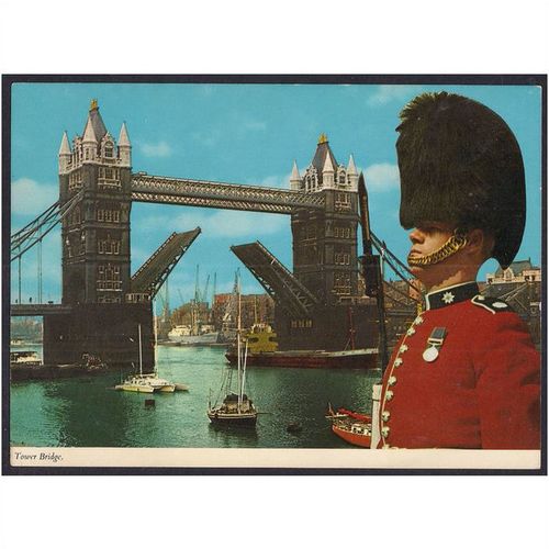 Postcard GB Large Colour photoTower Bridge unused ( R751 )