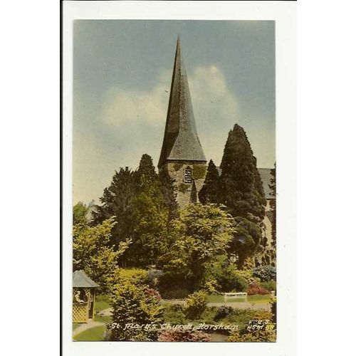 Sussex HORSHAM St Mary's Church Postcard by Frith (HSM.33)