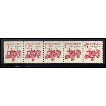 2127a 7.1c Tractor Very Fine MNH Dry Gum PNC 1/5 X0743
