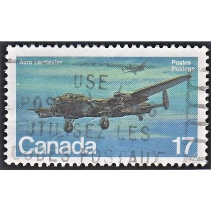 CANADA, 1980 17c Avro Lancaster, SG 997 (Scott #874), used