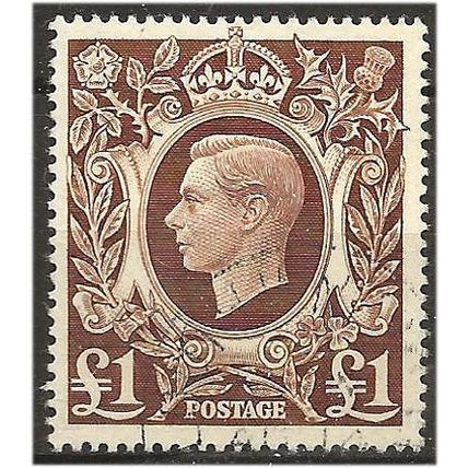 1948 SG478c £1 Brown Very Fine Used ....