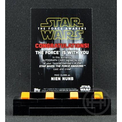 Topps Star Wars The Force Awakens S1 – Autograph – Mike Quinn