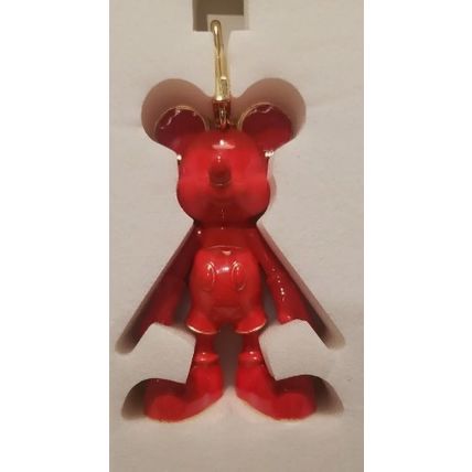 BAUBLEBAR X DISNEY MICKEY VALENTINE RED & GOLD BAG CHARM BACKPACK KEYCHAIN~NEW~