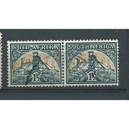 south africa stamps sg87 pair sg 87 fu used 1941