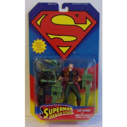 SUPERMAN MAN OF STEEL ' LEX LUTHOR ' action figure (1995)