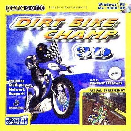 Dirt Bike Champ 3D (PC-CD, 2003) for Windows - NEW CD in SLEEVE